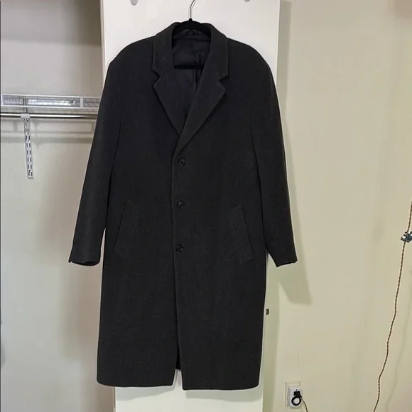 Ralph Lauren Long Grey Coat - Picture 5 of 7